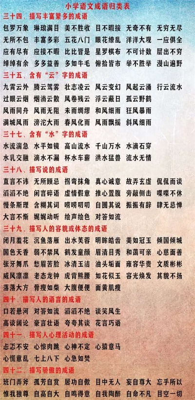日常生活中常见的词语，它们的含义与应用